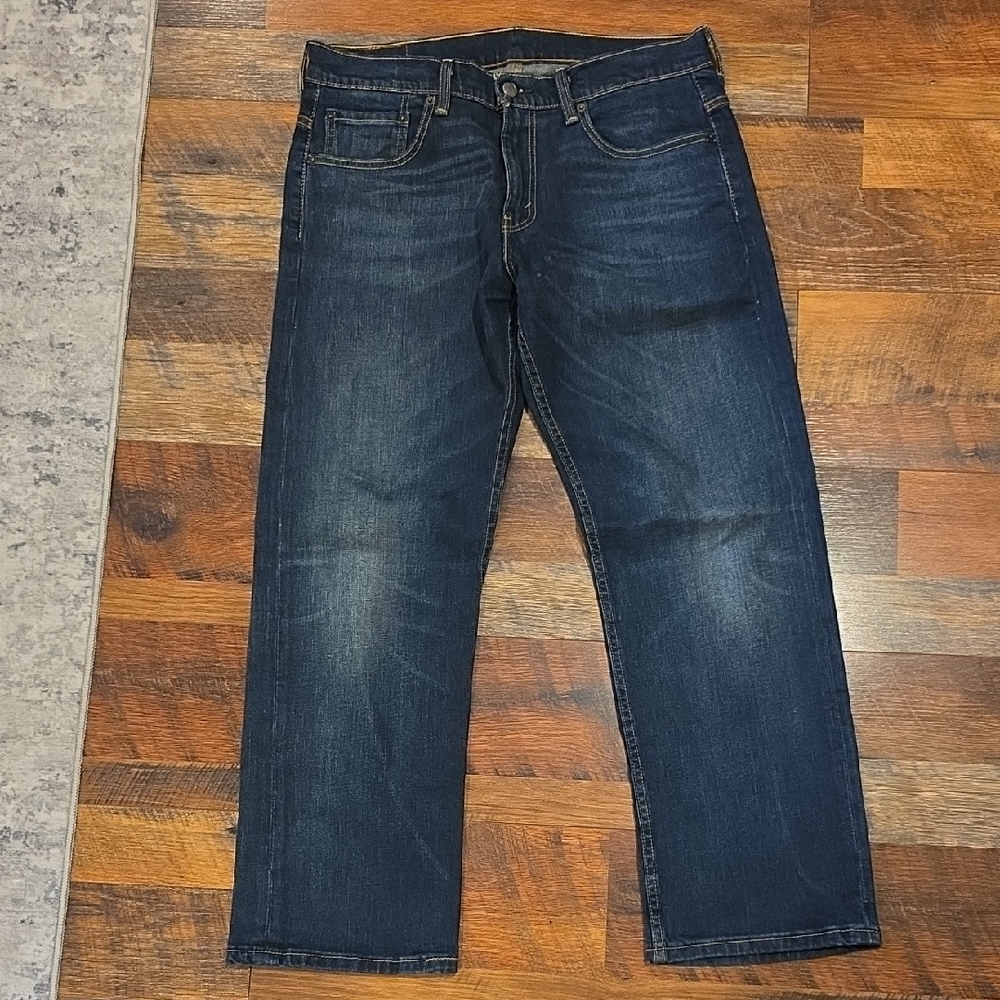 Levi's Men's Dark Blue Straight Jeans